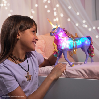 Unicorn academy svetelný jednorožec Wildstar 28 cm
