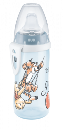 First Choice Active Cup fľaša 300 ml Medvedík Pú so silikónovým náustkom