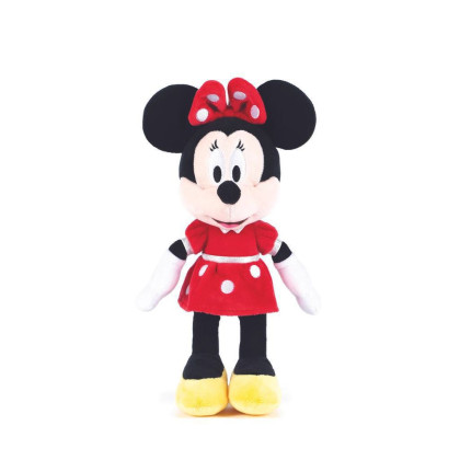 Plyšák Minnie v červených šatách 30 cm