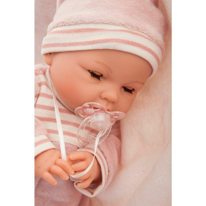 BIMBA 14155 - Mrkacia bábika bábätko so zvukmi 37 cm