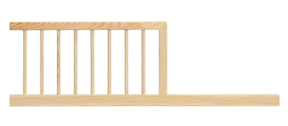 Válendová bočnica k postieľke 120 cm- ECO - prírodná
