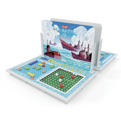 Quercetti Family Game Sea Battle – strategická hra Lode (námorná bitka)