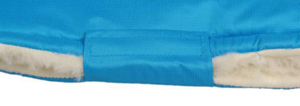 Merino rukávnik na kočík z ovčej/ťavej vlny na zips 30 x 50 cm