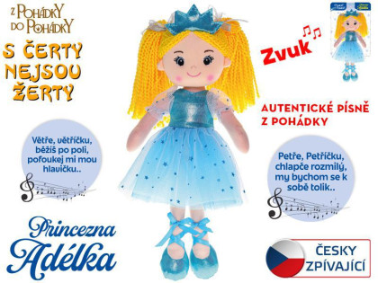 Bábika Princezná Adélka 35cm mäkké telo slovensky spievajúce 0 m+