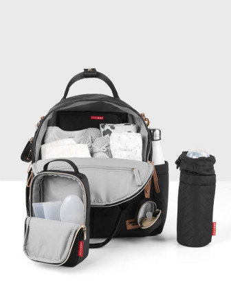 Taška prebaľovací/batoh 6v1 Suite Set Black Skip Hop