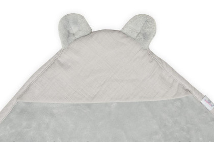 Deka s kapucňou Koala mušelínová 95 x 95 cm Babymatex