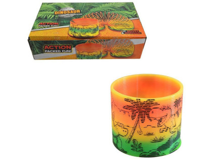 Pružina s dinosaurmi