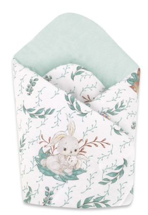 Novorodenecká zavinovačka LULU natural mätová Baby Nellys