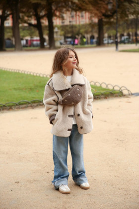 Teddy Hearts Mini Fanny pack - ľadvinka Studio Noos