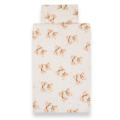 2-dielne posteľné obliečky Love Teddy Bear 90/120 cm beige New Baby