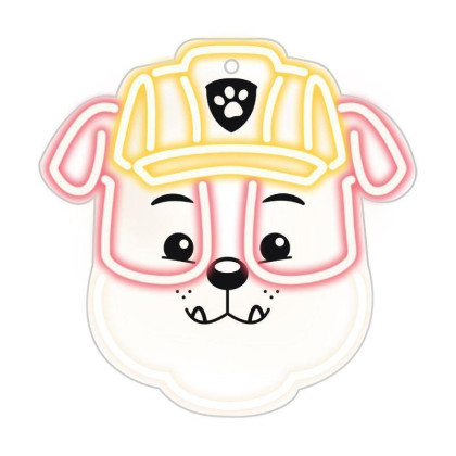 Dekoratívne LED neón Tlapková patrola - Rubble