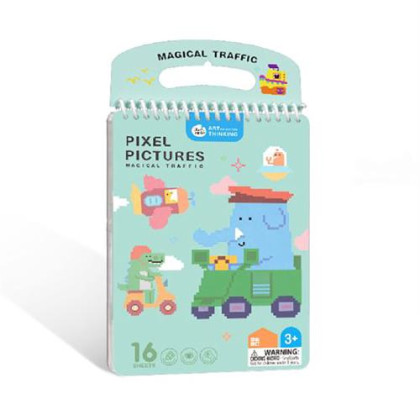 Pixel Art Omaľovánky Dopravné prostriedky Jarmelo