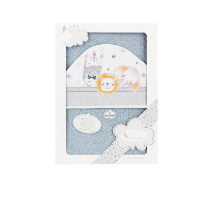 Detská osuška froté 100 x 100 cm Interbaby v darčekovom balení