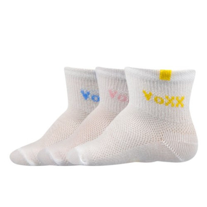 Ponožky dojčenské Fredíček mix biele (3 páry)