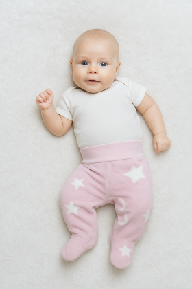 Zimné polodupačky wellsoft svietiace Baby Service ružové