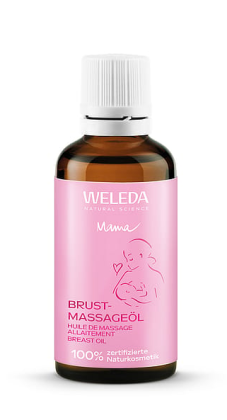 Olej na masáž prsníkov 50 ml Weleda