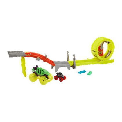 Hot Wheels Monster trucks power smashers dráha masívne deštrukcie