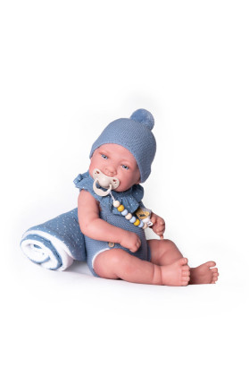 Realistická bábika bábätko s celovinylovým telom Sweet reborn Nacido 42 cm Antonio Juan
