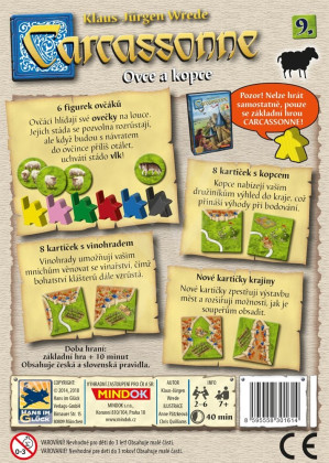 Carcassonne 9. rozšírenie: Ovce a kopce