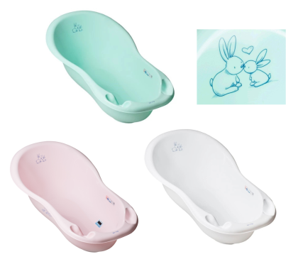 Anatomická vanička s výpustou 102 cm LUX Bunny