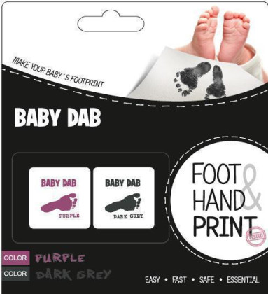 Farba na detské odtlačky Baby Dab 2ks
