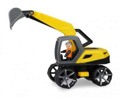 Auto Truxx 2 bager plast 33 cm s figúrkou