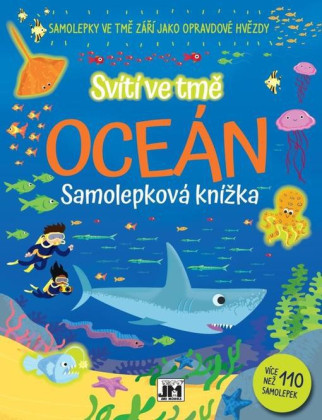 Samolepková knižka Svieti v tme Oceán