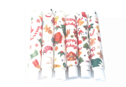 Fidget pop rúrky 6 ks so svetelným efektom vianočné