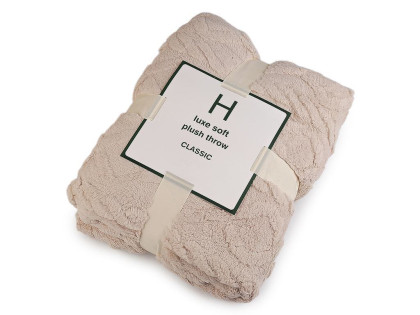 Deka plyšová, vrkôčiková 150x200 cm