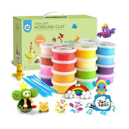 Ultra ľahká Modelovacia hmota 24 ks Jarmelo Jarmelo