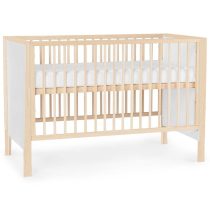 Postieľka borovice Emma 120 x 60 cm Nanna White/Natural