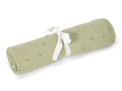 Plienka zavinovacia 120 x 120 cm Pure s potlačou Little Dutch