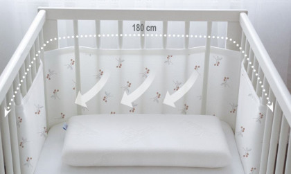 Mantinel do postieľky Bump Air Design 180 cm Babymatex