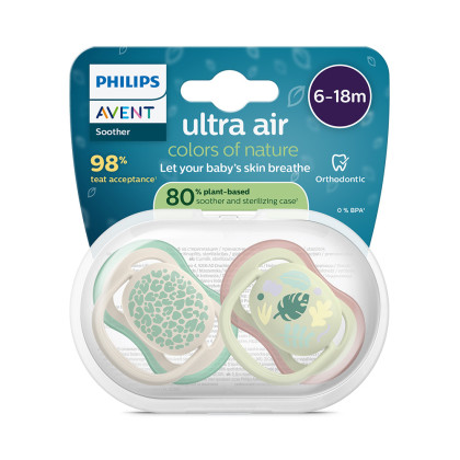 Cumlík Ultra air obrázok neutral 6-18 m, 2 ks Philips Avent