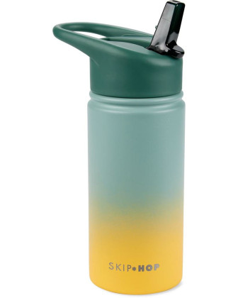 Fľaša so slamkou nerezová Wander 450 ml Skip Hop