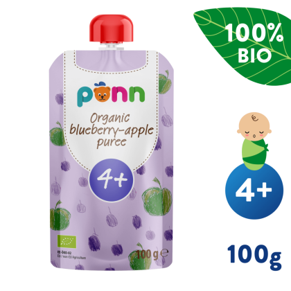 Kapsička Salvest Ponn BIO Jablko s čučoriedkami (100 g) 4m+