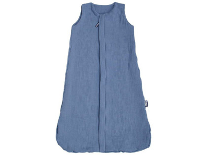 Letný 3D spací vak mušelín modrý