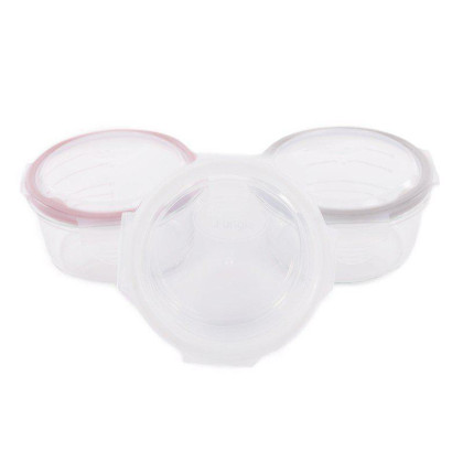 Sklenené misky s viečkami B-Glass Bowls 280 ml Bo Jungle