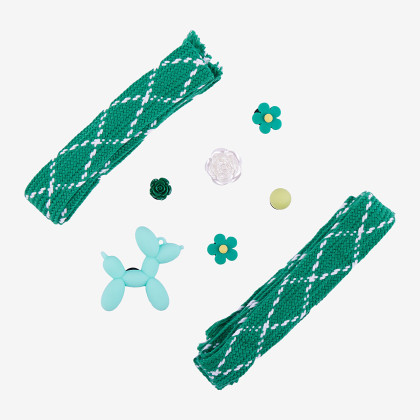 Amulety - ozdoby na topánky Amuletz Šnúrky set mix Coqui