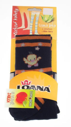 Pančucháčky s aloe vera tmavo modré káčatko Loana veľ. 50/56