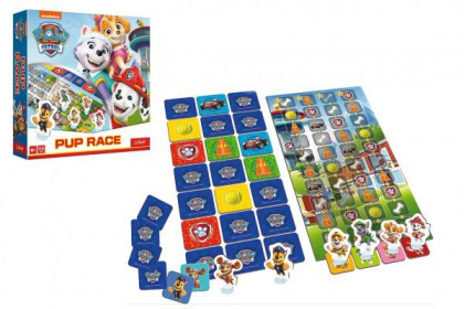 Závod Tlapková patrola spoločenská stolová hra Trefl