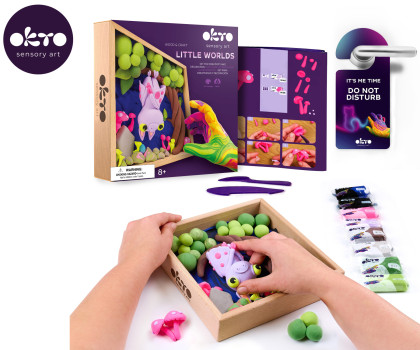 OKTO Modelovanie Malý svet v rámčeku motív "Netopier"