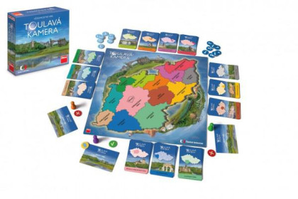 Túlavá kamera rodinná spoločenská hra v krabici 24x24x6 cm
