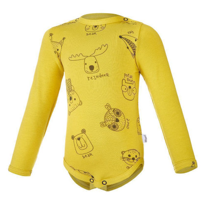 Body šmyk Tlač Outlast® Žltozelené zvieratká/žltozelené