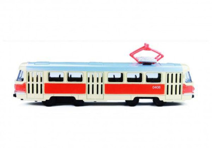 Električka Tatra T3 16 cm retro na spätný chod