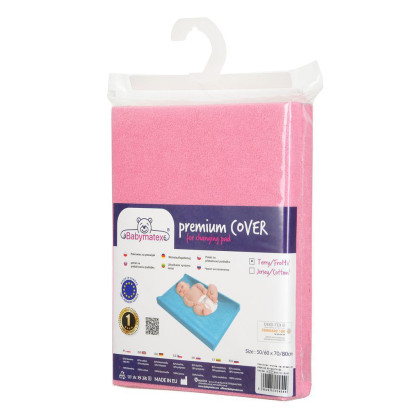 Poťah na prebaľovaciu podložku froté premium 50/60 x 70/80 cm Babymatex