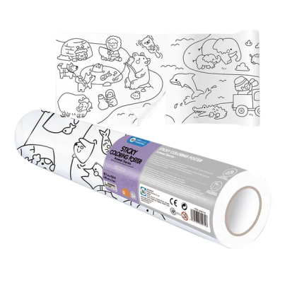 Samolepiaca omaľovánka v úlohe Zvieratká 3 m Jarmelo