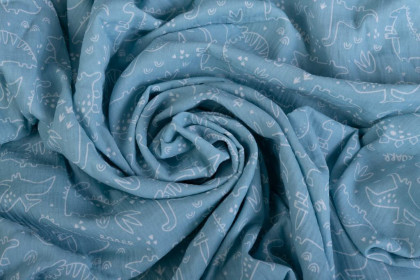 Mušelínové prestieradlo Dizajn s gumou 60 x 120 cm BabyMatex