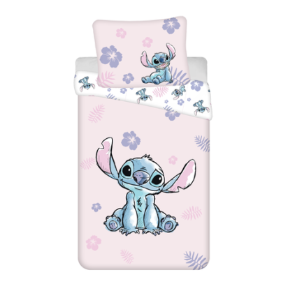 Obliečky Lilo and Stitch pink 140 x 200, 70 x 90 cm Jerry Fabrics