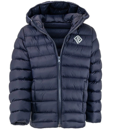 Detská bunda extra ľahká prechodová nylonová Anza modrá Pidilidi